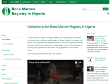 Tablet Screenshot of bonemarrownigeria.org